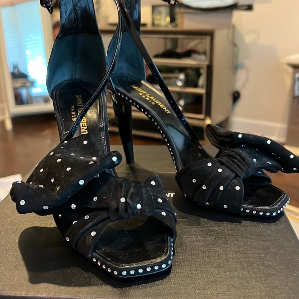 Saint Laurent Jeweled Heels